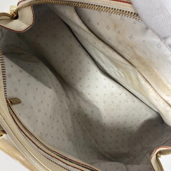 LOUIS VUITTON M91891 Suhali Spaerb Shoulder Bag Hand Bag Suhari leather White - Picture 16 of 16